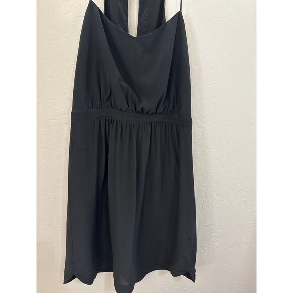 Madewell Black Silk Dress Size 6 - Picture 3 of 11